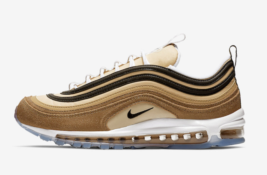 Nike,Air Max 97,发售,921826-201 鞋底印有条形码!这款奢华的 Air Max 97 灵感竟然来自快递箱 Nike,Air Max 97,发售,921826-201 鞋底印有条形码!这款奢华的 Air Max 97 灵感竟然来自快递箱