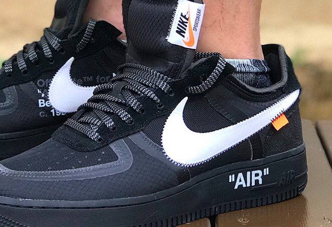 Nike,Off-White,Air Force 1 提前上脚展示!黑白配色 Off-White x Air Force 1 下月发售! Nike,Off-White,Air Force 1 提前上脚展示!黑白配色 Off-White x Air Force 1 下月发售!
