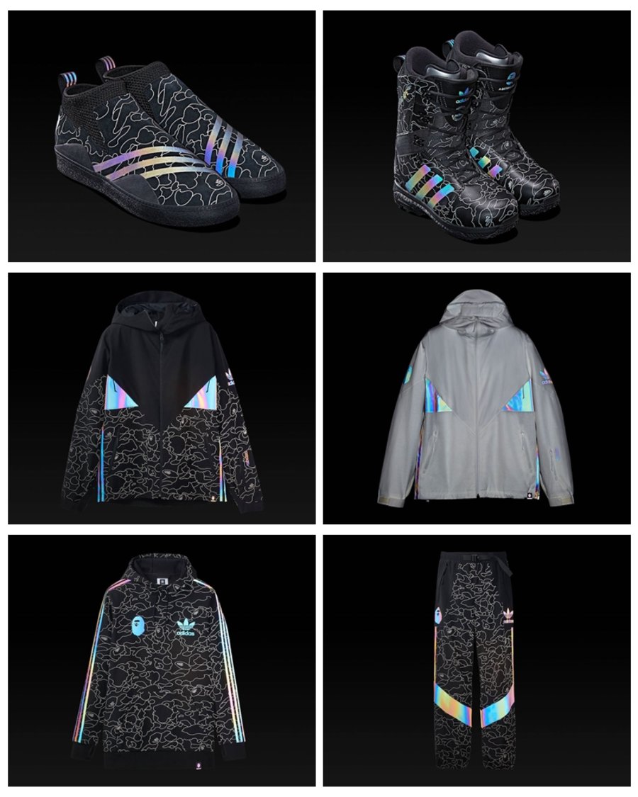 BAPE,adidas,发售 炫彩反光加持!BAPE x adidas 全新滑雪主题联名下月发售 BAPE,adidas,发售 炫彩反光加持!BAPE x adidas 全新滑雪主题联名下月发售