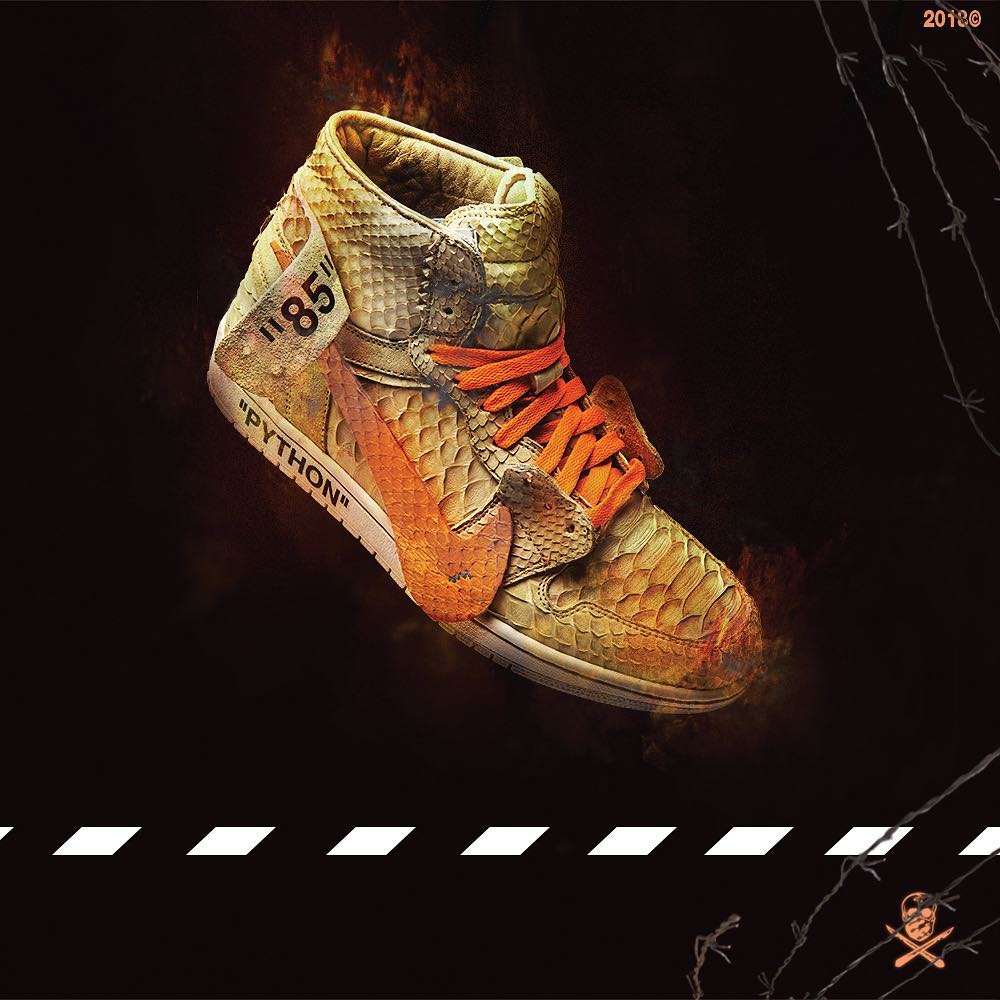 OFF-WHITE,Air Jordan 1,The Sho 不给糖糖就捣蛋!OFF-WHITE x Air Jordan 1 “万圣节” 实物美图 OFF-WHITE,Air Jordan 1,The Sho 不给糖糖就捣蛋!OFF-WHITE x Air Jordan 1 “万圣节” 实物美图