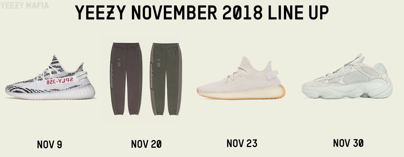 Yeezy 350 V2,Yeezy 500,adidas, 国内官方确认!11 月三款 Yeezy 将扎堆发售 Yeezy 350 V2,Yeezy 500,adidas, 国内官方确认!11 月三款 Yeezy 将扎堆发售