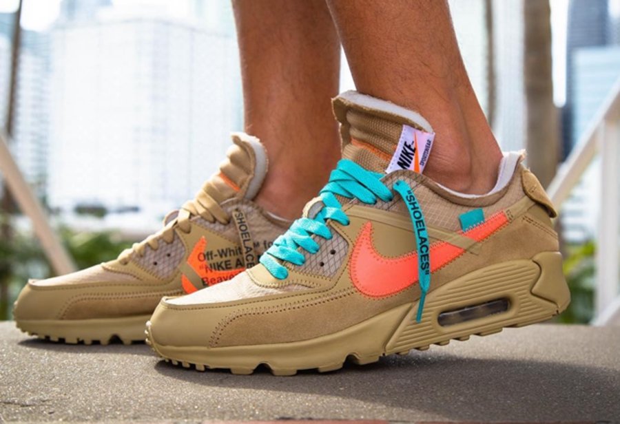 OFF-WHITE,Air Max 90,发售,上脚 首款军事风造型!沙漠配色 OW x Air Max 90 上脚真的与众不同! OFF-WHITE,Air Max 90,发售,上脚 首款军事风造型!沙漠配色 OW x Air Max 90 上脚真的与众不同!