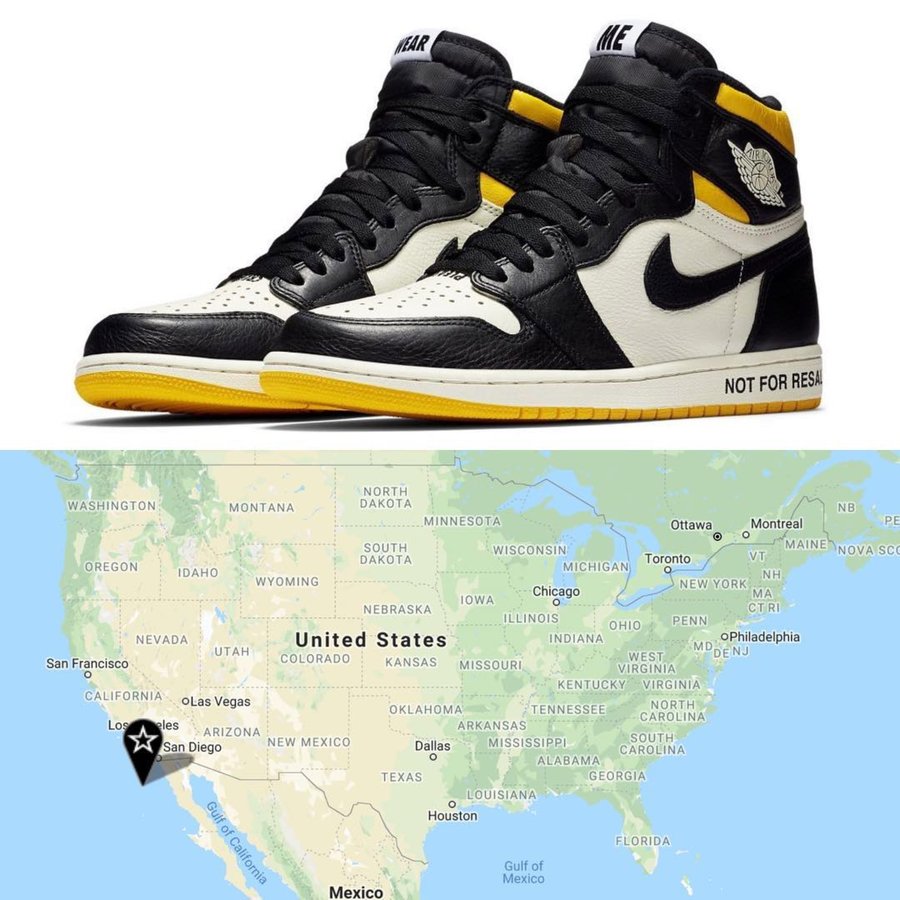 AJ1,Air Jordan 1,861428-107,发售 看完海外货量图就哭了!黑黄禁止转卖 AJ1 市场价即将破万! AJ1,Air Jordan 1,861428-107,发售 看完海外货量图就哭了!黑黄禁止转卖 AJ1 市场价即将破万!