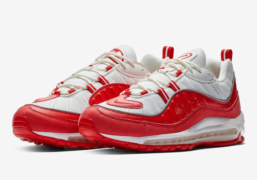 Nike,Air Max 98,640744-602 酷似 Supreme 联名!白红 Air Max 98 近期发售! Nike,Air Max 98,640744-602 酷似 Supreme 联名!白红 Air Max 98 近期发售!
