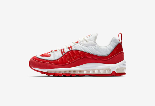 Nike,Air Max 98,640744-602 酷似 Supreme 联名!白红 Air Max 98 近期发售! Nike,Air Max 98,640744-602 酷似 Supreme 联名!白红 Air Max 98 近期发售!