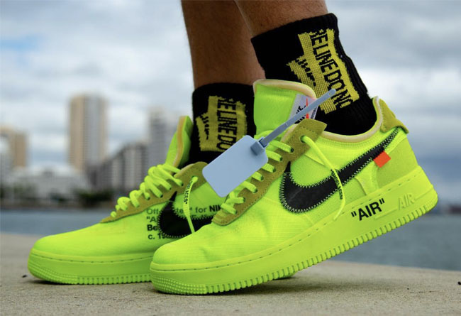OFF-WHITE,Nike Air Force 1 Low 上脚效果炸了!荧光绿 OFF-WHITE x Air Force 1 近期即将发售! OFF-WHITE,Nike Air Force 1 Low 上脚效果炸了!荧光绿 OFF-WHITE x Air Force 1 近期即将发售!