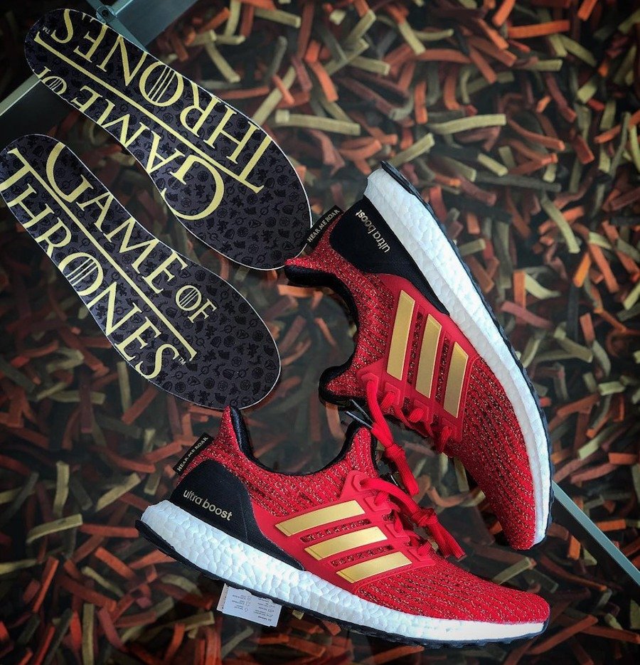 权力的游戏,adidas,Ultra Boost,UB 兰尼斯特主题!《权利的游戏》 x Ultra Boost 疑似实物曝光! 权力的游戏,adidas,Ultra Boost,UB 兰尼斯特主题!《权利的游戏》 x Ultra Boost 疑似实物曝光!