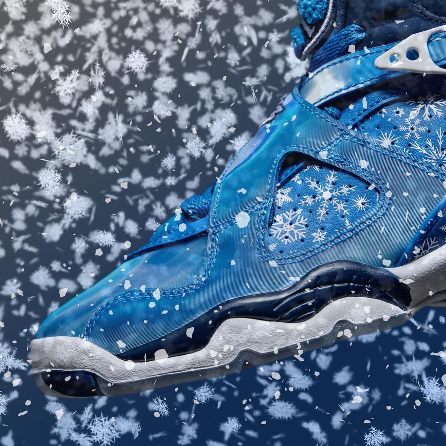 AJ8,Air Jordan 8,305368-400,发售 本周发售别忘了它!这双冰雪奇缘 AJ8 颜值细节都不错 AJ8,Air Jordan 8,305368-400,发售 本周发售别忘了它!这双冰雪奇缘 AJ8 颜值细节都不错