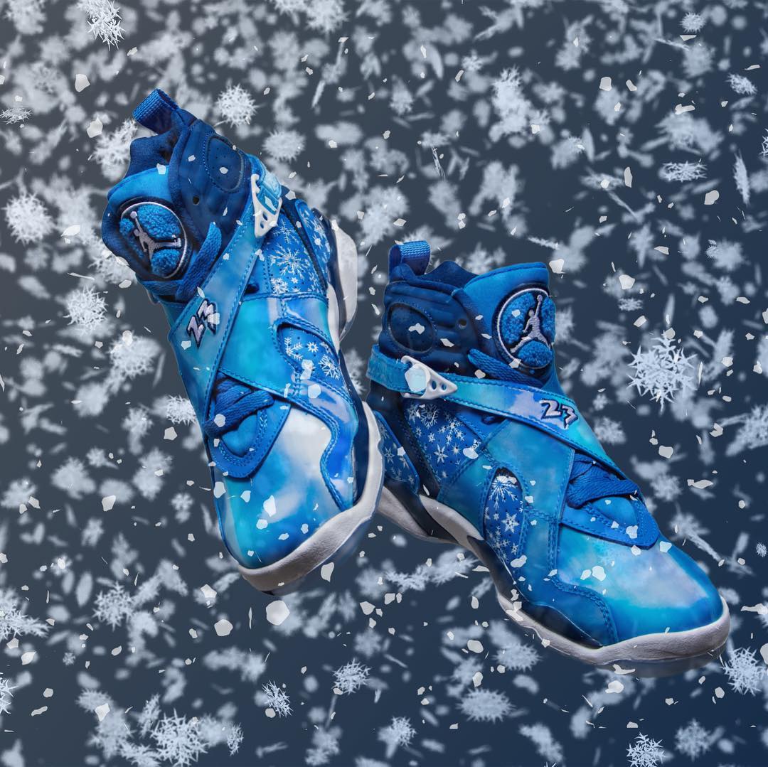 AJ8,Air Jordan 8,305368-400,发售 本周发售别忘了它!这双冰雪奇缘 AJ8 颜值细节都不错 AJ8,Air Jordan 8,305368-400,发售 本周发售别忘了它!这双冰雪奇缘 AJ8 颜值细节都不错