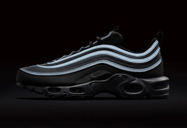 Nike,Air Max Plus 97 暗黑配色!3M 反光 Air Max Plus 97 现已发售! Nike,Air Max Plus 97 暗黑配色!3M 反光 Air Max Plus 97 现已发售!
