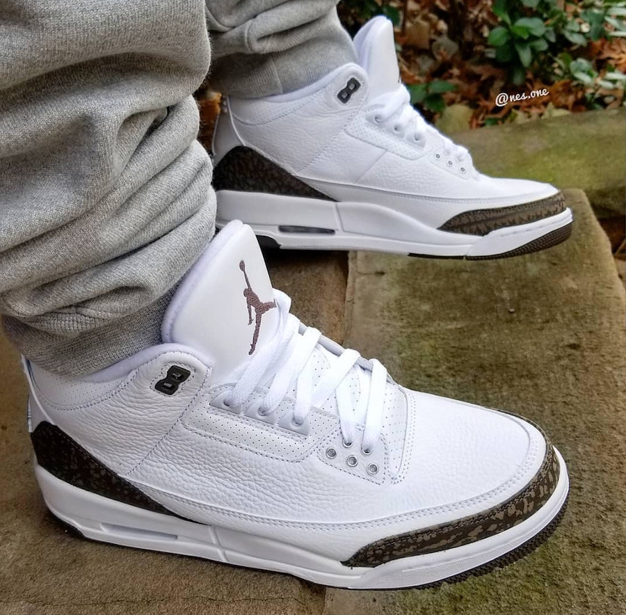 AJ3,Air Jordan 3,136064-122,发售 距离发售还有半个月!看看摩卡 Air Jordan 3 上脚如何! AJ3,Air Jordan 3,136064-122,发售 距离发售还有半个月!看看摩卡 Air Jordan 3 上脚如何!