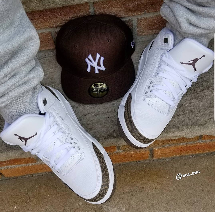 AJ3,Air Jordan 3,136064-122,发售 距离发售还有半个月!看看摩卡 Air Jordan 3 上脚如何! AJ3,Air Jordan 3,136064-122,发售 距离发售还有半个月!看看摩卡 Air Jordan 3 上脚如何!