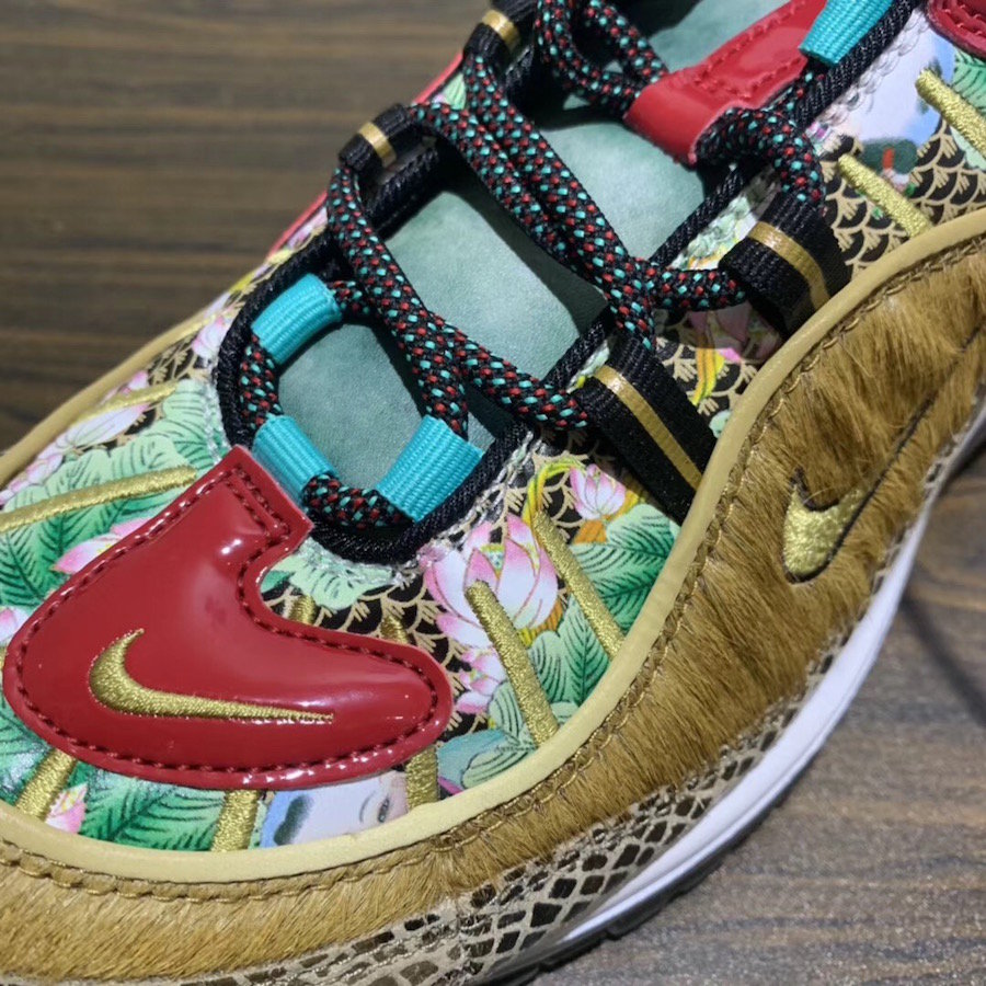 Air Max 98,Nike,上脚,发售 会不会也是天价?天津喷印花 Air Max 98 专为明年春节打造 Air Max 98,Nike,上脚,发售 会不会也是天价?天津喷印花 Air Max 98 专为明年春节打造