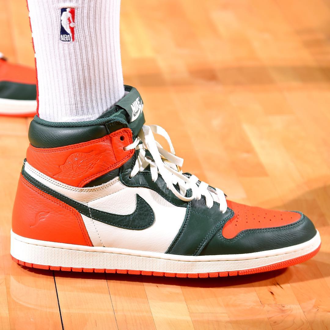 SoleFly,Air Jordan 1,AJ1,明星,上脚 鞋王宝座不可撼动!塔克抢先上脚 SoleFly x AJ1 两款配色 SoleFly,Air Jordan 1,AJ1,明星,上脚 鞋王宝座不可撼动!塔克抢先上脚 SoleFly x AJ1 两款配色