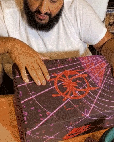 Origin Story,AJ1,Air Jordan1,发 DJ Khaled 带你开箱蜘蛛侠 AJ1!特殊鞋盒及衬纸诚意十足 Origin Story,AJ1,Air Jordan1,发 DJ Khaled 带你开箱蜘蛛侠 AJ1!特殊鞋盒及衬纸诚意十足