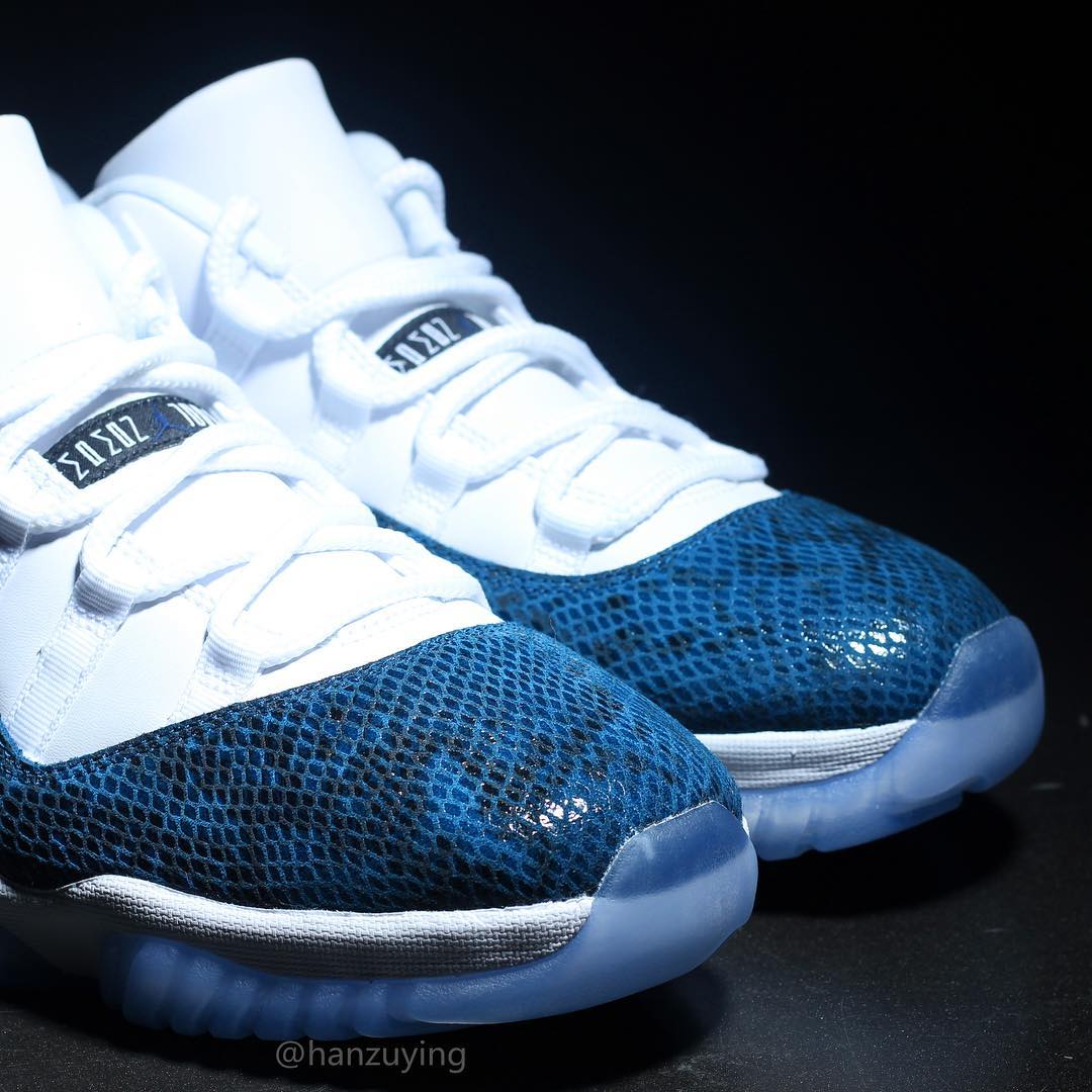 AJ11,Air Jordan 11 Low,CD6846- 更多实物细节曝光!蓝蛇 AJ 11 Low 颜值真的不错! AJ11,Air Jordan 11 Low,CD6846- 更多实物细节曝光!蓝蛇 AJ 11 Low 颜值真的不错!