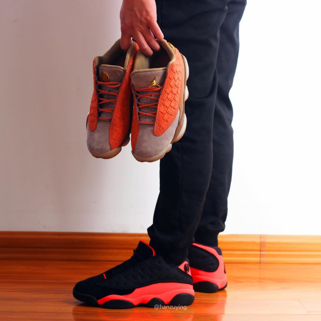 CLOT,Air Jordan 13,AJ13,发售,上脚 上脚图首度释出!黑红 CLOT x Air Jordan 13 本周发售 CLOT,Air Jordan 13,AJ13,发售,上脚 上脚图首度释出!黑红 CLOT x Air Jordan 13 本周发售
