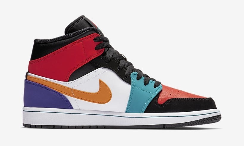 Air Jordan 1,AJ1,Mid,发售,554724 炫彩撞色设计!这双 Air Jordan 1 Mid 千万别错过! Air Jordan 1,AJ1,Mid,发售,554724 炫彩撞色设计!这双 Air Jordan 1 Mid 千万别错过!