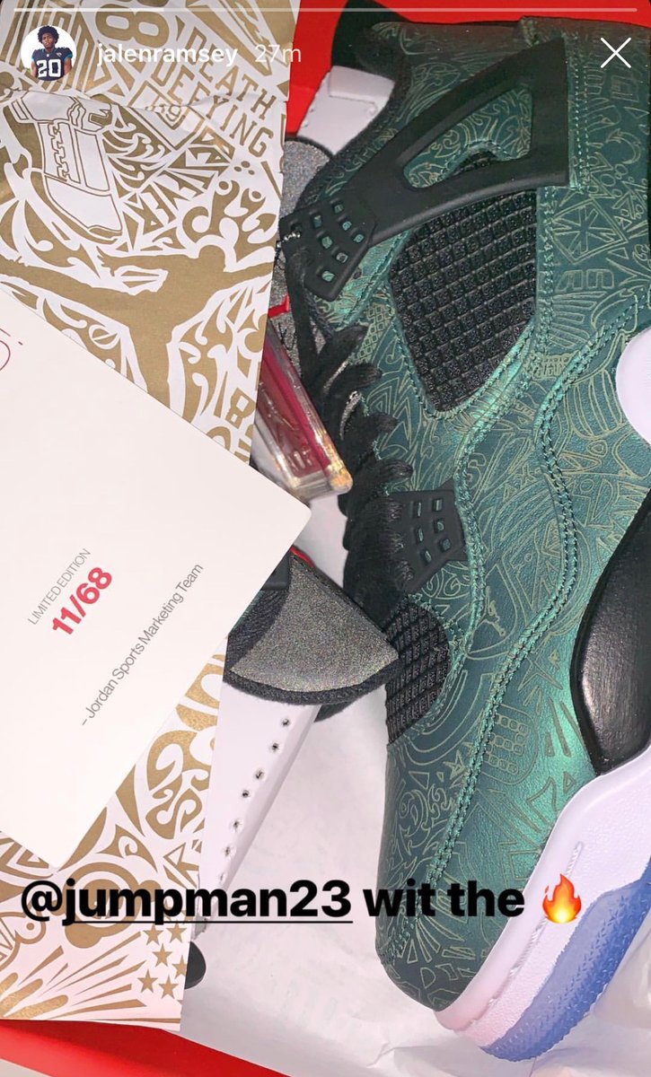 Air Jordan 4,AJ4,Laser,Black G 数量超稀有!限量 68 双的「镭射」Air Jordan 4 惊现网络! Air Jordan 4,AJ4,Laser,Black G 数量超稀有!限量 68 双的「镭射」Air Jordan 4 惊现网络!
