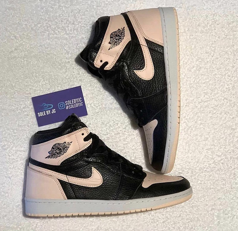 AJ1,Air Jordan 1,Crimson Tint, 之前那双粉色 AJ1 早已破万!新黑粉 Air Jordan 1 实物首次曝光 AJ1,Air Jordan 1,Crimson Tint, 之前那双粉色 AJ1 早已破万!新黑粉 Air Jordan 1 实物首次曝光