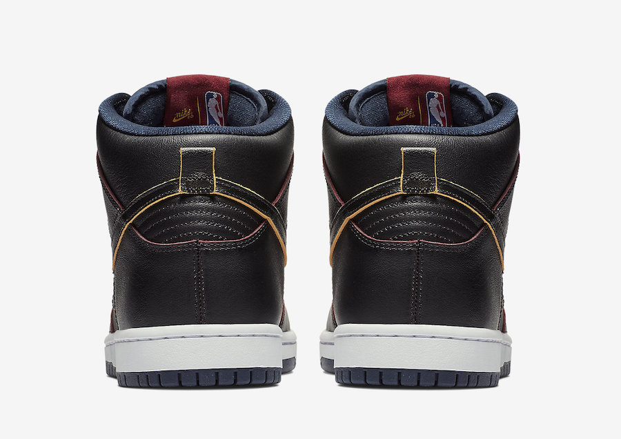 BQ6392-001,Dunk SB,NBA,Nike BQ6392-001 暗藏刮刮乐!NBA x Nike Dunk SB High 迎来骑士队配色 BQ6392-001,Dunk SB,NBA,Nike BQ6392-001 暗藏刮刮乐!NBA x Nike Dunk SB High 迎来骑士队配色