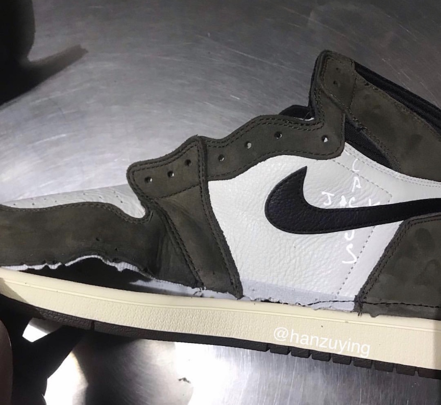 Travis Scott,Air Jordan 1,AJ1, 钱包又要被掏光了!Travis Scott x AJ1 实物细节释出 Travis Scott,Air Jordan 1,AJ1, 钱包又要被掏光了!Travis Scott x AJ1 实物细节释出