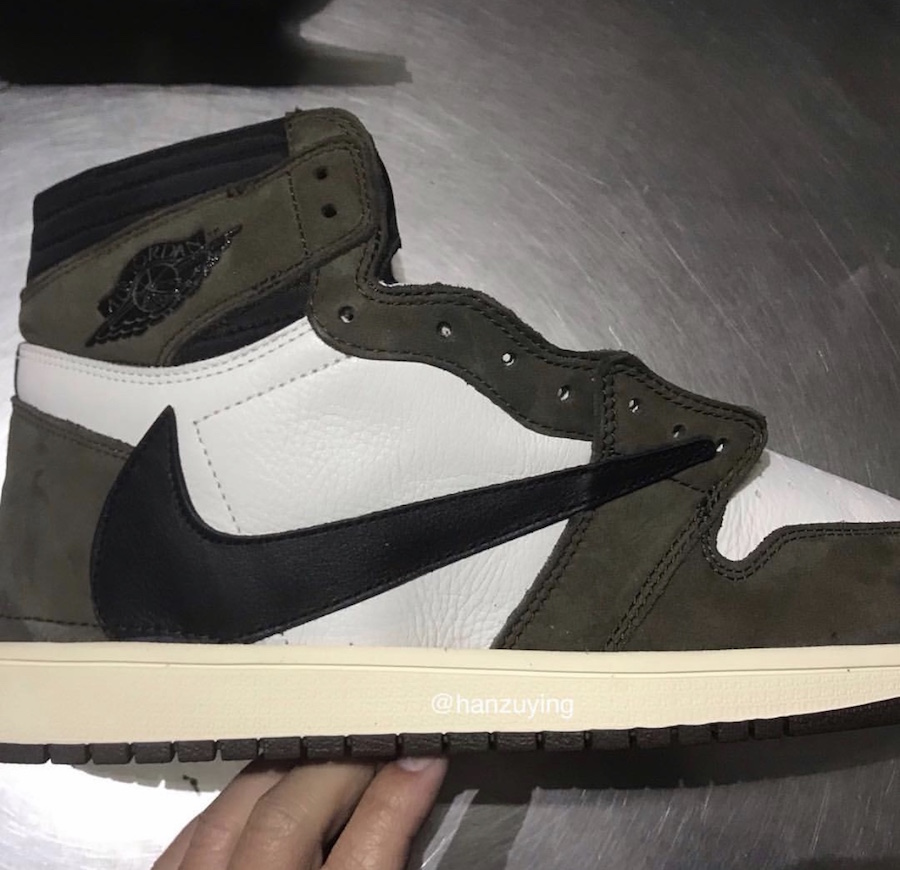 Travis Scott,Air Jordan 1,AJ1, 钱包又要被掏光了!Travis Scott x AJ1 实物细节释出 Travis Scott,Air Jordan 1,AJ1, 钱包又要被掏光了!Travis Scott x AJ1 实物细节释出