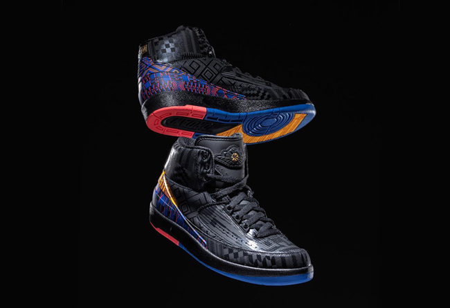 Air Jordan 2,BHM,BQ7618-007 迷人的炫彩几何图案!Air Jordan 2 “BHM” 最新实物曝光 Air Jordan 2,BHM,BQ7618-007 迷人的炫彩几何图案!Air Jordan 2 “BHM” 最新实物曝光