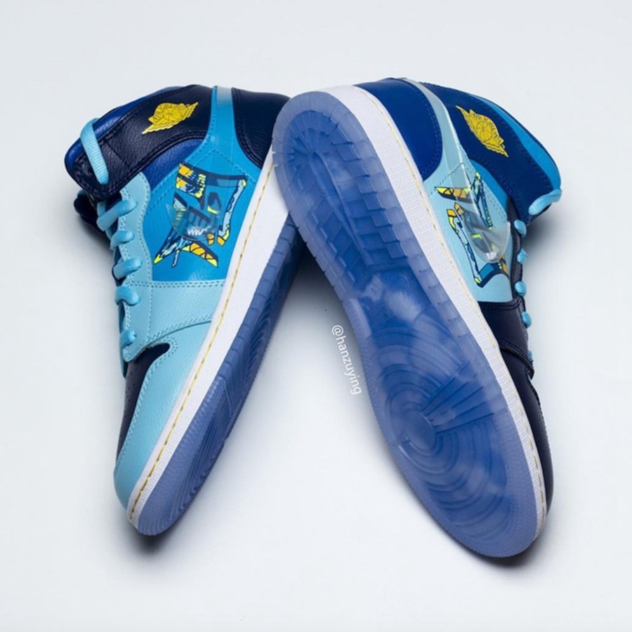 Air Jordan 1 Mid Fly,AJ1,91769 鸳鸯鞋面 + 透明 Swoosh!Air Jordan 1 Mid 全新配色曝光 Air Jordan 1 Mid Fly,AJ1,91769 鸳鸯鞋面 + 透明 Swoosh!Air Jordan 1 Mid 全新配色曝光