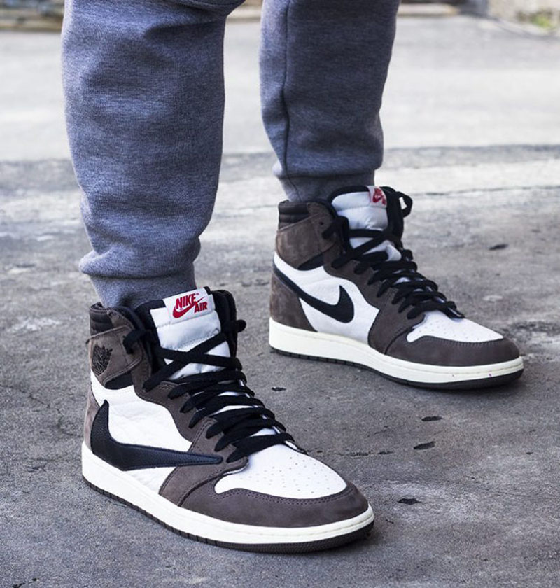 Travis Scott,AJ1,Air Jordan 1, 无比拉风!Travis Scott x AJ1 上脚效果抢先看 Travis Scott,AJ1,Air Jordan 1, 无比拉风!Travis Scott x AJ1 上脚效果抢先看