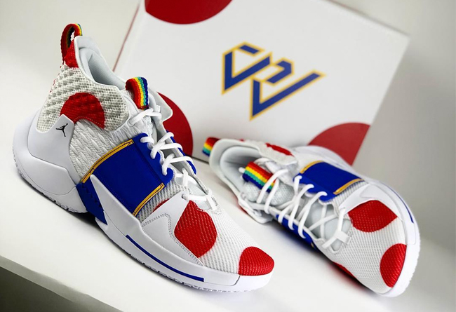 Jordan,Why Not Zer0.2,威少,上脚 醒目波点 + 彩虹细节!全新配色 Jordan Why Not Zer0.2 首次亮相 Jordan,Why Not Zer0.2,威少,上脚 醒目波点 + 彩虹细节!全新配色 Jordan Why Not Zer0.2 首次亮相