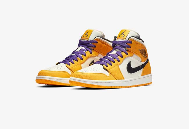 发售,Nike,Air Jordan 1 Mid,Laker 恐怕入手难度不小!讨喜的湖人配色 Air Jordan 1 Mid 曝光 发售,Nike,Air Jordan 1 Mid,Laker 恐怕入手难度不小!讨喜的湖人配色 Air Jordan 1 Mid 曝光