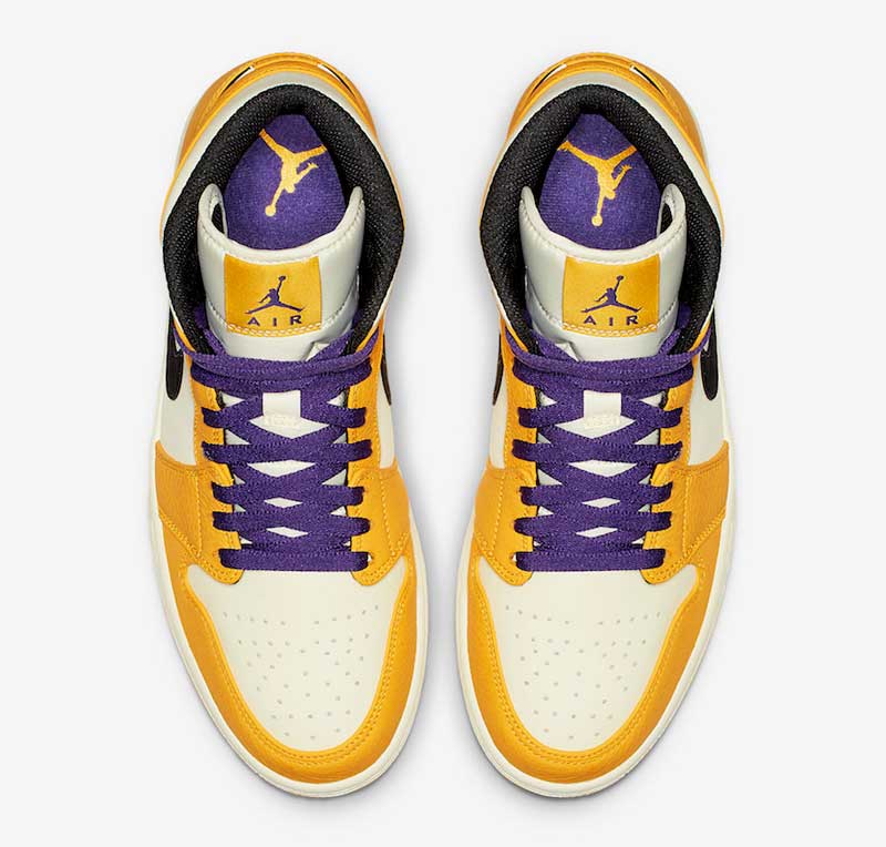 发售,Nike,Air Jordan 1 Mid,Laker 恐怕入手难度不小!讨喜的湖人配色 Air Jordan 1 Mid 曝光 发售,Nike,Air Jordan 1 Mid,Laker 恐怕入手难度不小!讨喜的湖人配色 Air Jordan 1 Mid 曝光