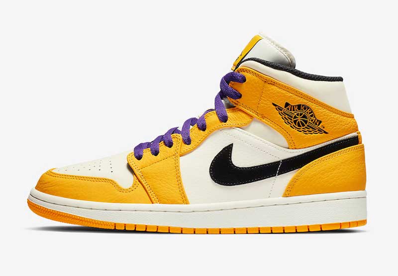 发售,Nike,Air Jordan 1 Mid,Laker 恐怕入手难度不小!讨喜的湖人配色 Air Jordan 1 Mid 曝光 发售,Nike,Air Jordan 1 Mid,Laker 恐怕入手难度不小!讨喜的湖人配色 Air Jordan 1 Mid 曝光