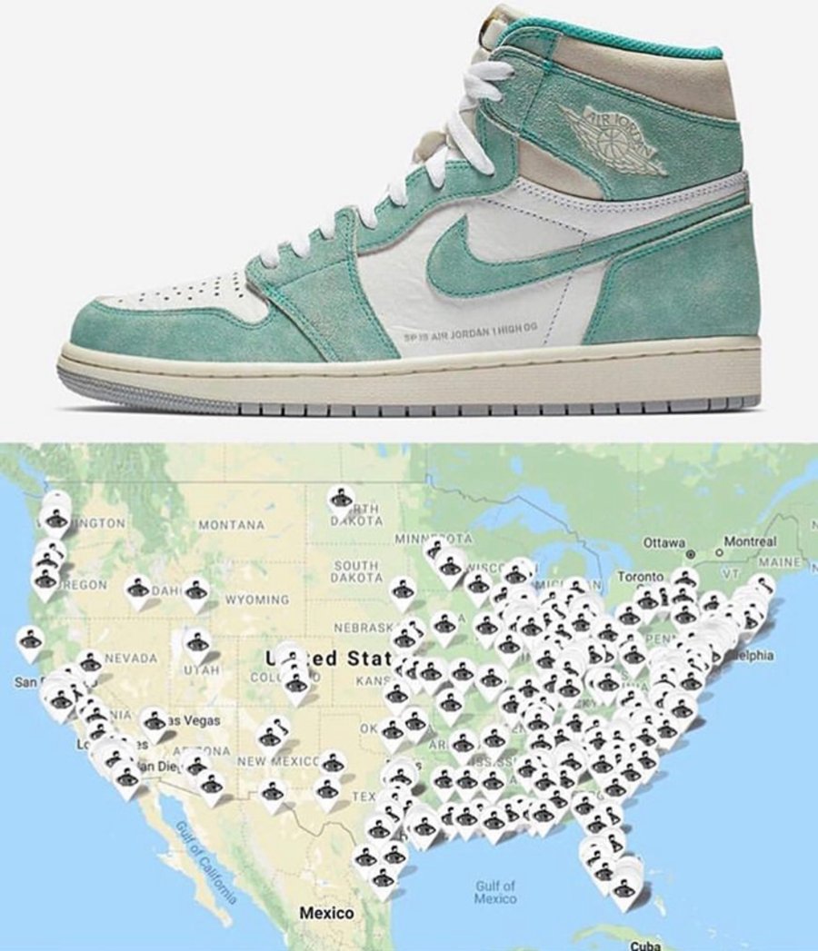 Air Jordan,Flight Nostalgia,发售 货量曝光!你们都想要的湖水绿 Air Jordan 1 周五即将发售 Air Jordan,Flight Nostalgia,发售 货量曝光!你们都想要的湖水绿 Air Jordan 1 周五即将发售