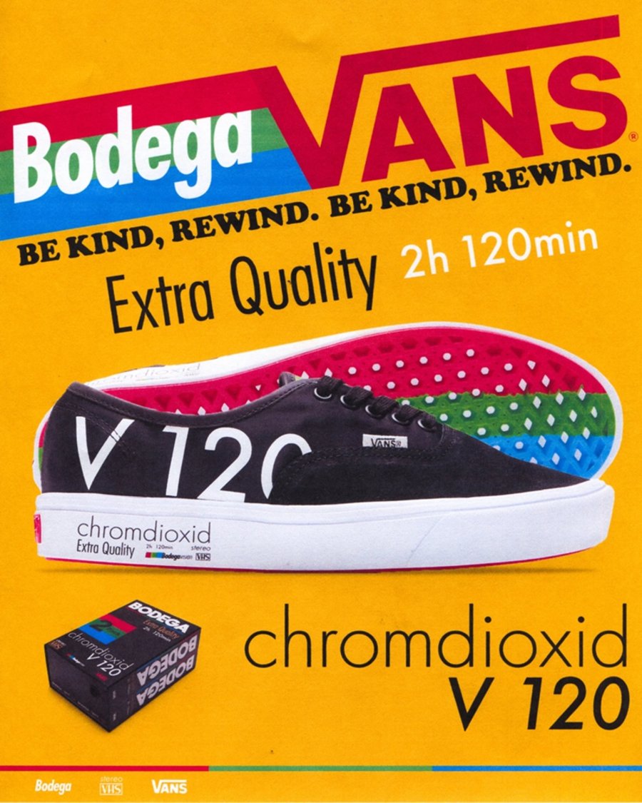 BODEGA x Vans,Vans,发售 灵感源自复古 VHS 磁带!店铺限定 BODEGA x Vans 本周发售 BODEGA x Vans,Vans,发售 灵感源自复古 VHS 磁带!店铺限定 BODEGA x Vans 本周发售