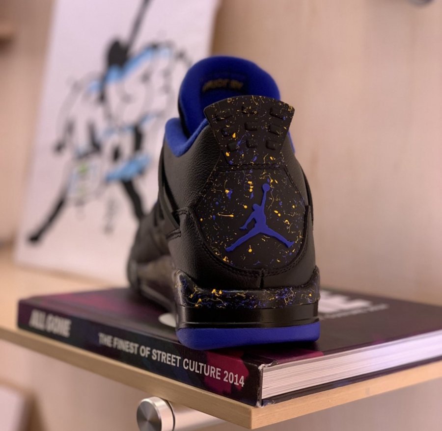 Air Jordan 4,AJ4,Wings 黑蓝色调 + 喷溅点缀!Air Jordan 4 “Wings” 首度曝光 Air Jordan 4,AJ4,Wings 黑蓝色调 + 喷溅点缀!Air Jordan 4 “Wings” 首度曝光