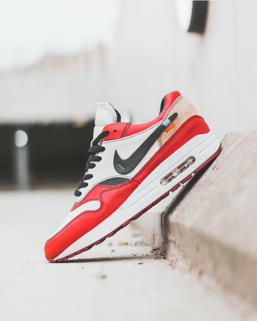 OFF-WHITE,Air Max 1,Nike,球鞋定制 Air Max 1 也有 OFF-WHITE 联名了?还是芝加哥配色! OFF-WHITE,Air Max 1,Nike,球鞋定制 Air Max 1 也有 OFF-WHITE 联名了?还是芝加哥配色!