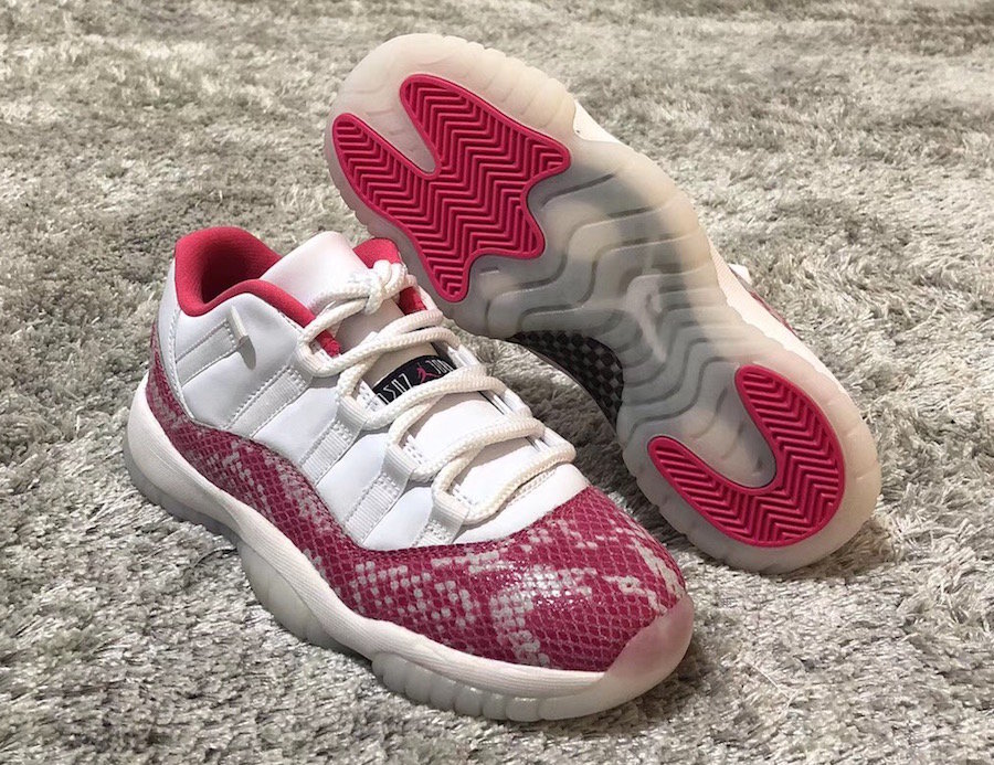 AJ11,Air Jordan 11 Low,AH7860- 粉蛇 AJ11 Low 重磅回归!外观大变样,五月发售 AJ11,Air Jordan 11 Low,AH7860- 粉蛇 AJ11 Low 重磅回归!外观大变样,五月发售