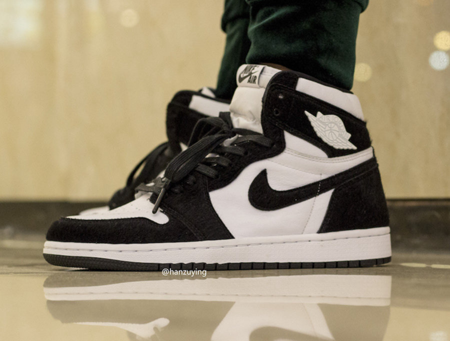 Air Jordan 1,AJ1,上脚,发售,CD0461- 经典配色 + 绒毛质感!熊猫 Air Jordan 1 上脚真的帅 Air Jordan 1,AJ1,上脚,发售,CD0461- 经典配色 + 绒毛质感!熊猫 Air Jordan 1 上脚真的帅