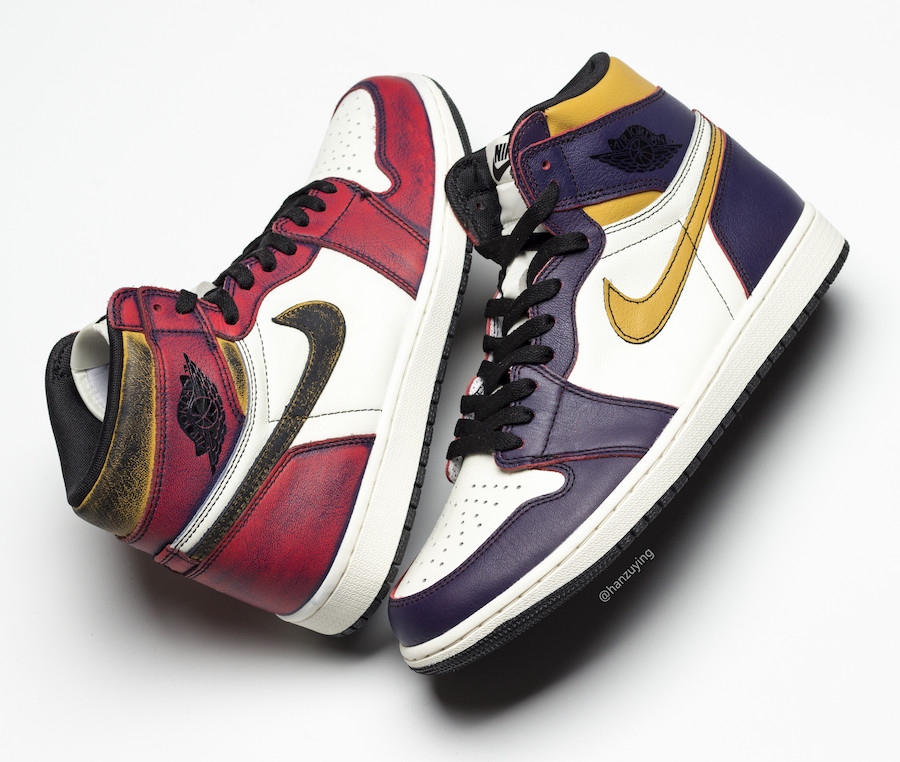 SB,AJ1,Nike,Air Jordan 1,CD657 刮完竟然是芝加哥配色!湖人 Nike SB x AJ1 五月底发售 SB,AJ1,Nike,Air Jordan 1,CD657 刮完竟然是芝加哥配色!湖人 Nike SB x AJ1 五月底发售