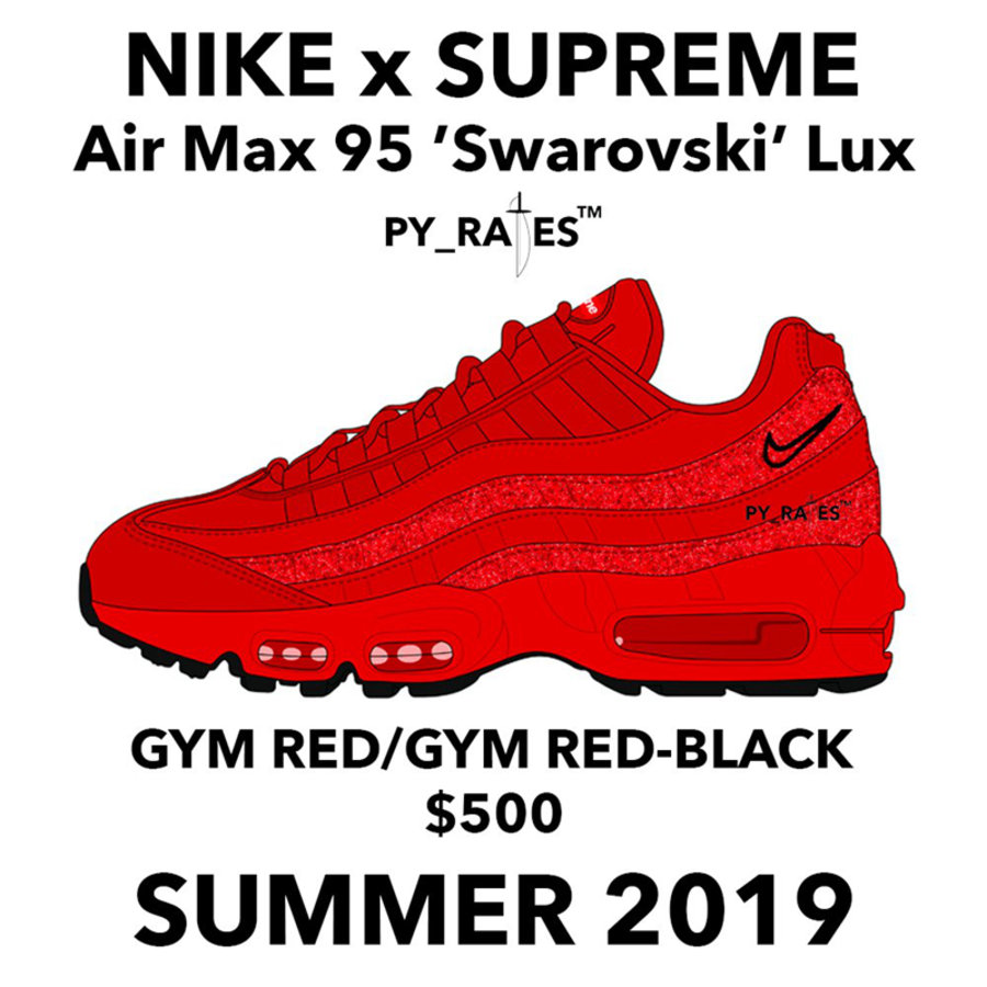 Supreme,Nike,发售,Air Max 95 刚发售的 Supreme 联名跑鞋涨价了!但接下来这款还会更贵! Supreme,Nike,发售,Air Max 95 刚发售的 Supreme 联名跑鞋涨价了!但接下来这款还会更贵!