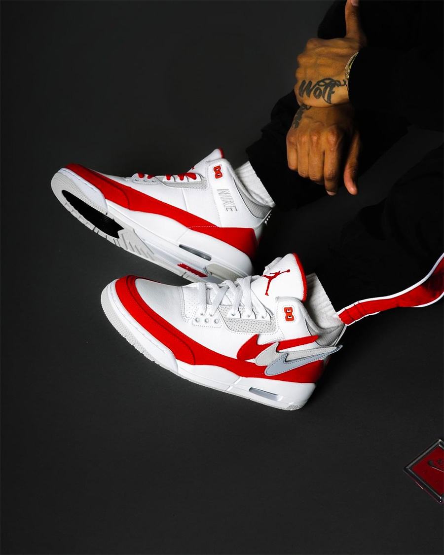CJ0939-100,AJ3,Air Jordan 3 CJ0939-100 换钩效果实拍展示!白红 Air Jordan 3 Tinker 明天发售! CJ0939-100,AJ3,Air Jordan 3 CJ0939-100 换钩效果实拍展示!白红 Air Jordan 3 Tinker 明天发售!