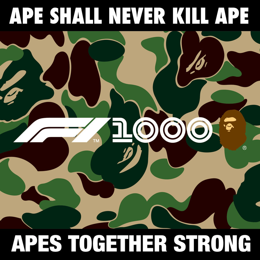 BAPE,F1 又一波中国限定联名!BAPE® x F1 联名系列即将发售 BAPE,F1 又一波中国限定联名!BAPE® x F1 联名系列即将发售