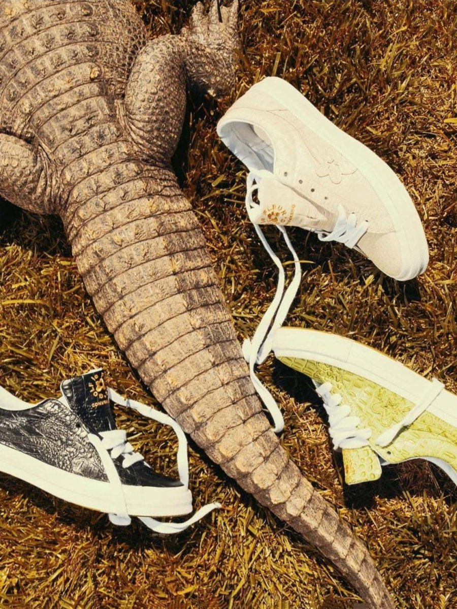 Converse, Tyler,the Creator,GO 高规格!Converse 再曝全新小花联名,这次还换上了鳄鱼纹 Converse, Tyler,the Creator,GO 高规格!Converse 再曝全新小花联名,这次还换上了鳄鱼纹