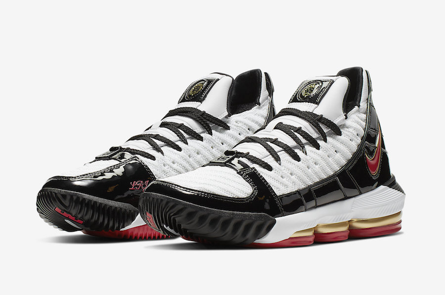 CD2451-101,LeBron 16,Nike LeBron 16 白黑红金,喜庆又帅气!LeBron Watch 又有新配色! CD2451-101,LeBron 16,Nike LeBron 16 白黑红金,喜庆又帅气!LeBron Watch 又有新配色!
