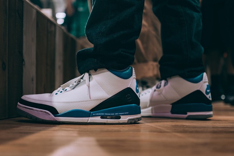 AJ3,Air Jordan 3,藤原浩,Fragment 闪电联名 AJ3 实物首次曝光!藤原浩本人亲自上脚 AJ3,Air Jordan 3,藤原浩,Fragment 闪电联名 AJ3 实物首次曝光!藤原浩本人亲自上脚