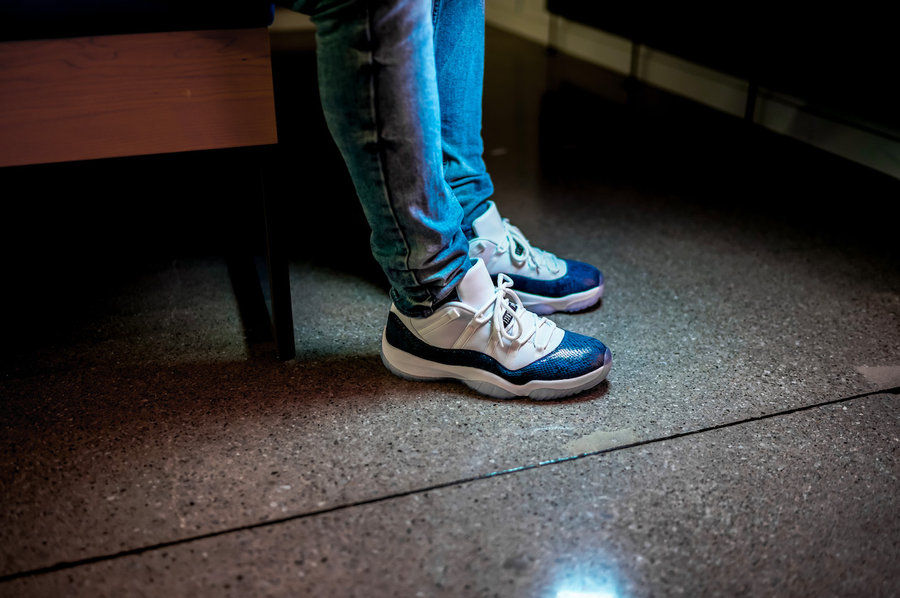 Air Jordan 11 Low,AJ11,发售,CD68 今年首个低帮配色!蓝蛇 Air Jordan 11 Low 上脚图来了! Air Jordan 11 Low,AJ11,发售,CD68 今年首个低帮配色!蓝蛇 Air Jordan 11 Low 上脚图来了!