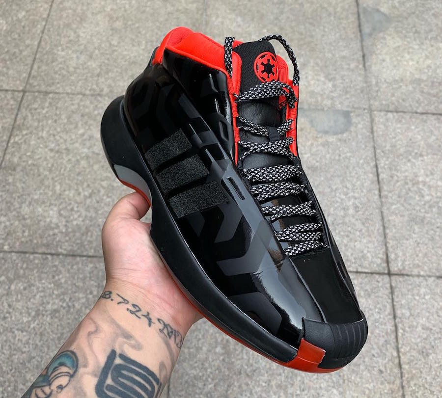 Crazy 1,adidas 星球大战 x adidas Crazy 1 首次曝光!黑红的银河帝国配色! Crazy 1,adidas 星球大战 x adidas Crazy 1 首次曝光!黑红的银河帝国配色!