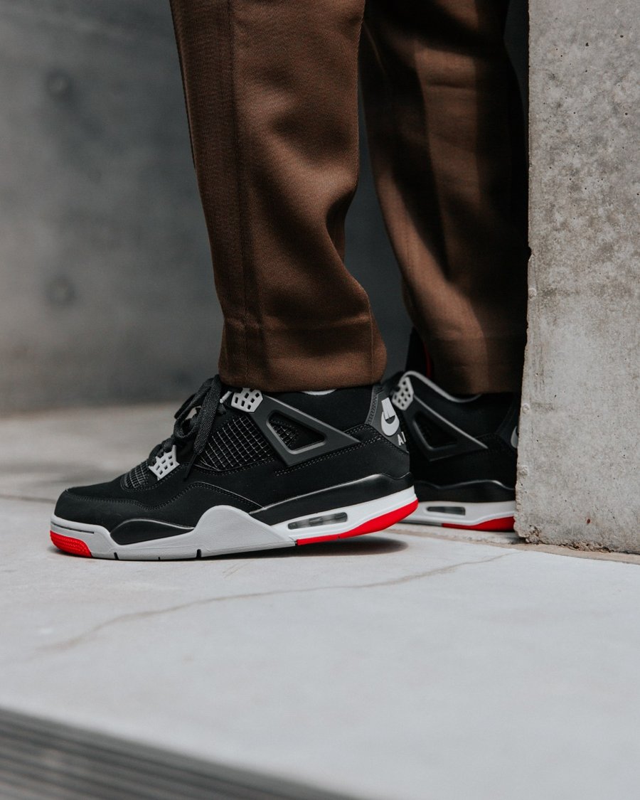 AJ4,Air Jordan 4,308497-060,发售 黑红 Air Jordan 4 上脚无可挑剔!这颜值怎么搭都帅! AJ4,Air Jordan 4,308497-060,发售 黑红 Air Jordan 4 上脚无可挑剔!这颜值怎么搭都帅!